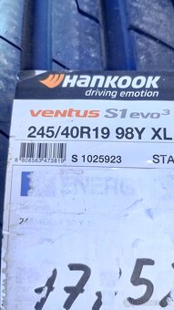 245/40 R19 98Y XL letné pneumatiky Hankook 2ks - 2