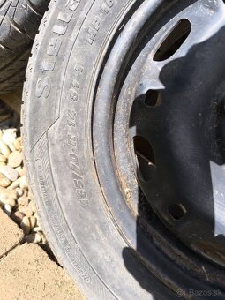 Letné pneumatiky 165/70 r14 na dyskoch - 2