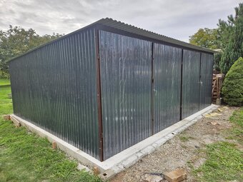 Plechová garáž od 3x4m - 2