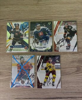 Podpísané hokejové kartičky hokejistov Vlci Žilina Extraliga - 2