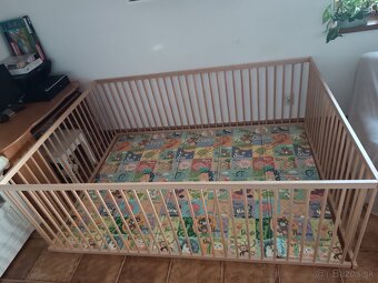 Ohrádka pre deti z bukového dreva - 2