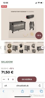 Cestovna postielka - 2