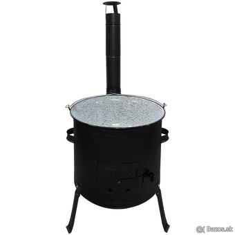 Kotlik na guláš 25L kompletná kotlíková sada s pokrievkou - 2