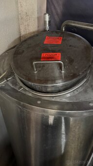 nerezový tank nadoba na pivo  600 l - 2