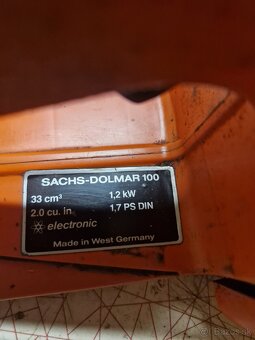 Motorová píla dolmar 100 - 2