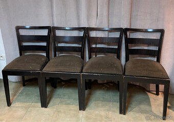 Stoličky starožitné Thonet 4 ks - 2