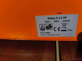 Elektrický ohrievač s ventilátorom 3,3 Kw - 2