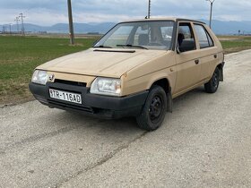 Škoda favorit 135L 1990 sk TP a ŠPZ plne pojazdny 46 000km - 2