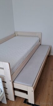 Posteľ s prístelkou a úložným priestorom - 2