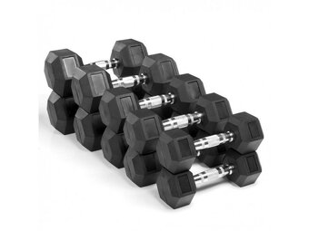 HEXA POGUMOVANÉ JEDNORUČKY 2,5kg-30kg, 2,5kg-50kg - 2