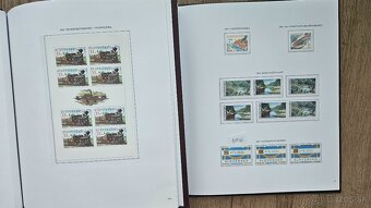 Poštové známky SLOVENSKO 2000-05 luxusné viazané knihy 6ks - 2
