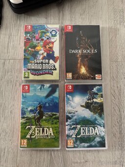 PREDÁM Nintendo switch oled+ hry - 2