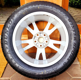 alu R17 5x112, zimné pneu 215/60, orig. Audi Q3 /+ VW Tiguan - 2