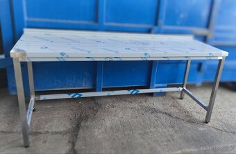 Stôl do veľkokuchyne, gastro nábytok, stoly nerezové - 2