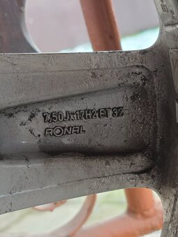 Audi kolesá R17 5x100 (výrobca Ronal) - 2