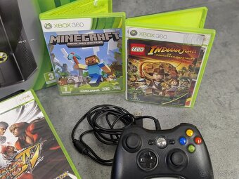 Xbox 360 Slim/E, 1 ovládač, 4 hry (Minecraft, Lego, ...) - 2