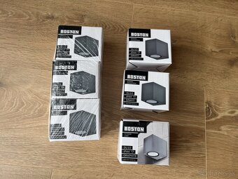 6x svietidlo Boston Graphite Exteriér - 2