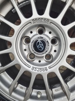 Predám disky Sparco 5x100 r15 - 2
