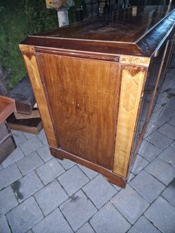 11 - Predám intarzovanú skrinku – umelecký stolársky kus - 2