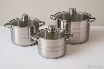 6 dielna sada veľkých hrncov - 2