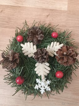 Vianočné dekorácie - svietniky - 2