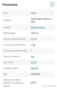 Závesné svetlo - 2