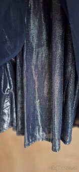 Tmavomodré dievčenské šaty - 2