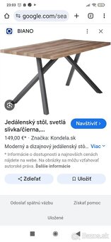 Stôl jedálenský 150x80cm - 2