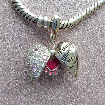 Prívesok Srdiečko s Labkou - 2