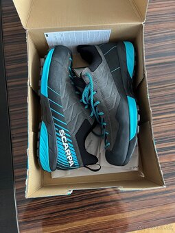 Scarpa Mescalito GTX shark/azure 43,5 - NOVÉ - 2