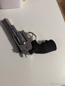 Airsoft Revolver Dan Wesson 4" Silver MB-S GNB CO2 6mm - 2