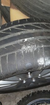 ALU kola AUDI 5x112 r17 pneu 245 45r17 - 2