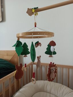 Hand made kolotoč nad postieľku - 2
