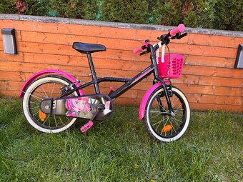 Dievčenský detský bicykel B-TWIN 16" - 2