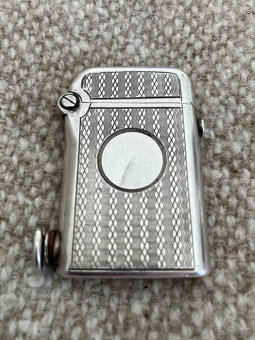 Briquet Essence Thorens Argent Massif Bijoux Mecan Benzínový - 2