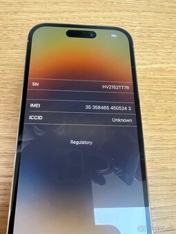 Predám iPhone 14 PRO 128GB GOLD, 100% BAT, TOP stav - 2