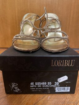 Loriblu zlaté sandále - 2
