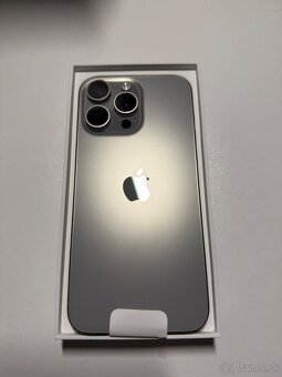 Predám iPhone 15 Pro Max 256 GB Natural Titanium - Top Stav - 2