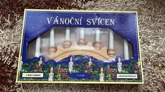 Retro vianočný svietnik - 2