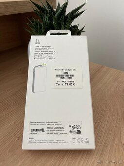 Iphone Leather Case MagSafe 14 - originál kožené púzdro - 2
