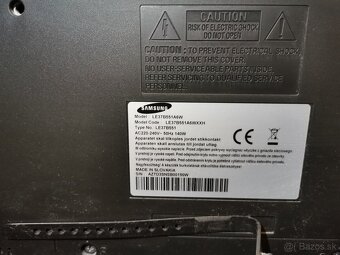 Predám TV Samsung – 37“ – plne funkčný - 2