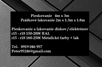 Pieskovanie a Práškové Lakovanie - 2