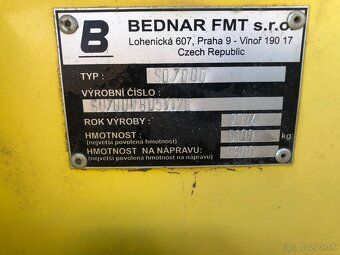 Kombinovaný kyprič, kompaktor, Bednár Swifter SO 7000 - 2