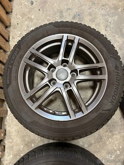 Predám Disky + takmer nové zimné pneu. Hankook 205/55 R16 - 2