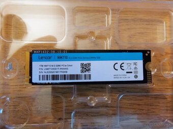 1TB SSD Lexar NM710 NVMe Gen4x4, v záruke do 3/2027 - 2