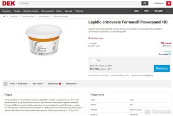 Fermacell Powerpanel armovacie lepidlo + 100mm páska  50m - 2