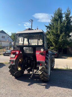 Zetor 7745+vlečka+navijak na drevo - 2
