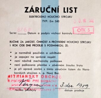 Retro HOLIACI STROJČEK - 2
