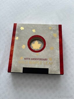 Gold maple leaf z roku 2019 - 2