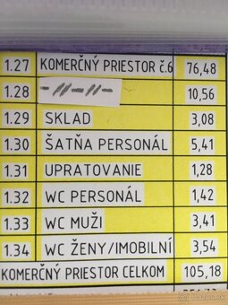 Priestor na predaj. 105m+36m terassa. - 2